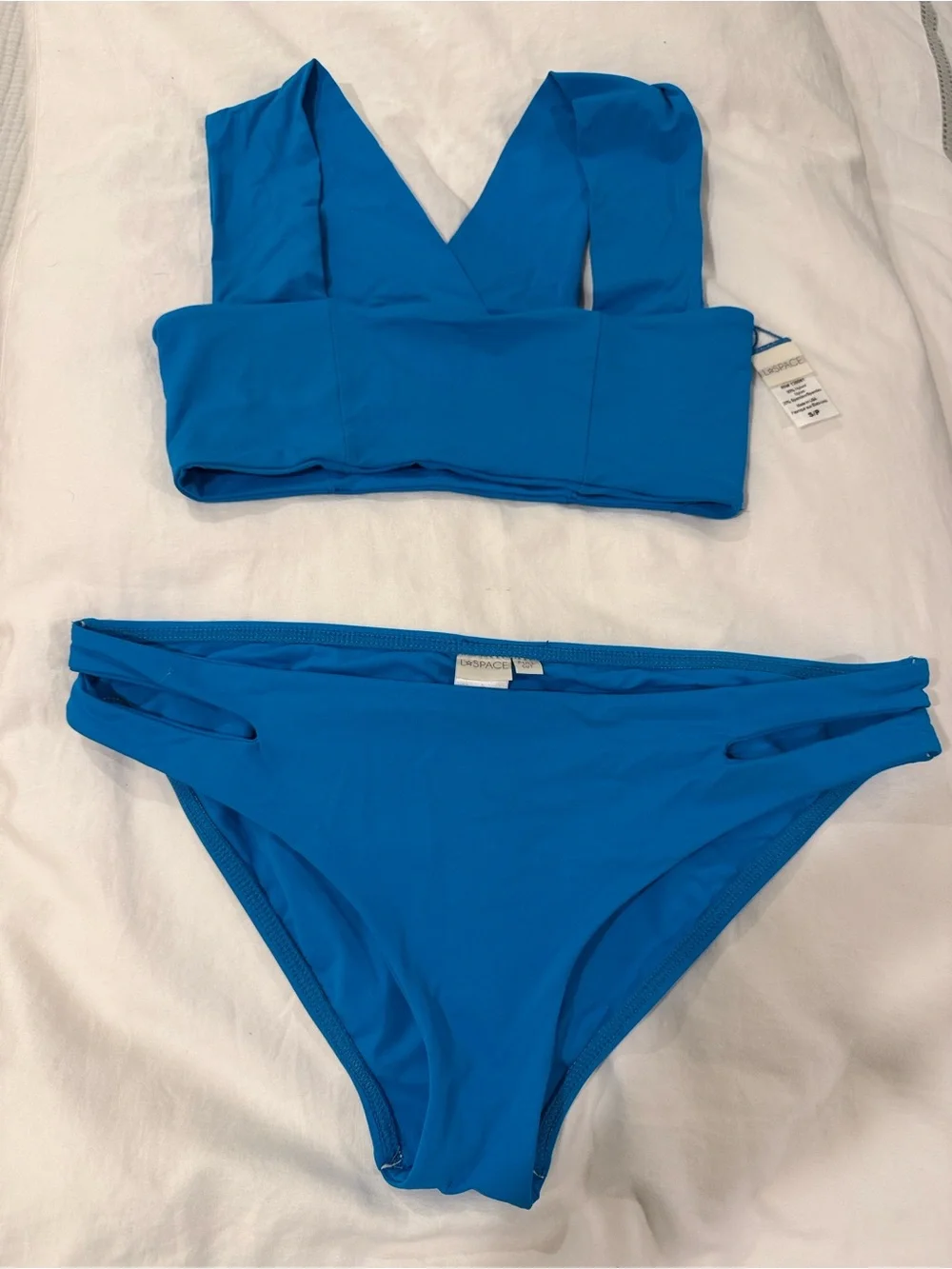 L-Space bright cobalt (brighter than photos- like stock) Two-Piece Bikini Set